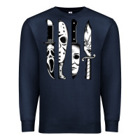 Navy knives horror movie friday halloween horror goth evil t shirt Premium Sweatshirt - InspiraDesign
