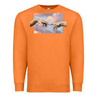 Carrot creation of adam hands aesthetic t shirt Premium Sweatshirt - InspiraDesign