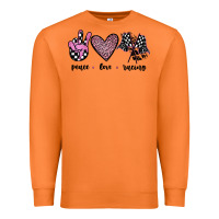 Carrot peace love racing Premium Sweatshirt - JahusDesignShop