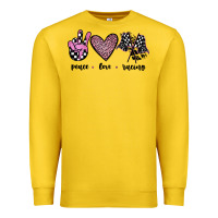 Lemon peace love racing Premium Sweatshirt - JahusDesignShop