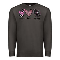 Smoke peace love racing Premium Sweatshirt - JahusDesignShop
