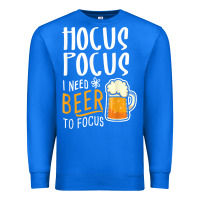 True Royal Hocus Pocus I Need Beer To Focus Funny Halloween Witch 1 Premium Sweatshirt - InspiraDesign