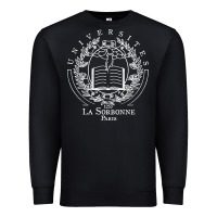 Black Universite Paris La Sorbonne Premium Sweatshirt - InspiraDesign