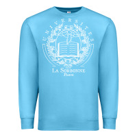Ocean Blue Universite Paris La Sorbonne Premium Sweatshirt - InspiraDesign