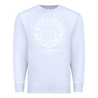 White Universite Paris La Sorbonne Premium Sweatshirt - InspiraDesign