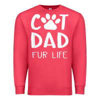 Cardinal funny cat dad fathers day gift shirt fur life cat tee Premium Sweatshirt - InspiraDesign