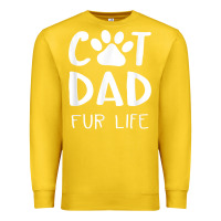 Lemon funny cat dad fathers day gift shirt fur life cat tee Premium Sweatshirt - InspiraDesign