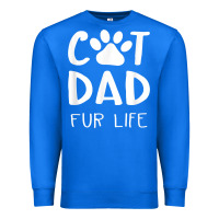 True Royal funny cat dad fathers day gift shirt fur life cat tee Premium Sweatshirt - InspiraDesign