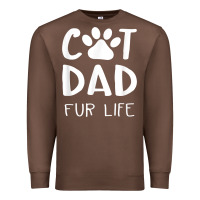 Chestnut funny cat dad fathers day gift shirt fur life cat tee Premium Sweatshirt - InspiraDesign