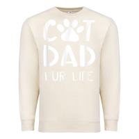 Sandshell funny cat dad fathers day gift shirt fur life cat tee Premium Sweatshirt - InspiraDesign