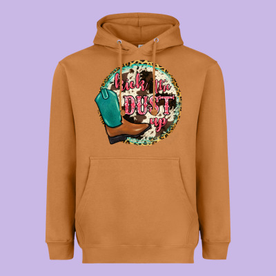 Kick The Dust Up Heavyweight Hoodie Designed By Jahusdesignshop
