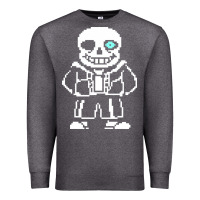 Charcoal Heather undertale sans Premium Sweatshirt - InspiraDesign