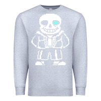 Heather Grey undertale sans Premium Sweatshirt - InspiraDesign