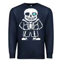 Navy undertale sans Premium Sweatshirt - InspiraDesign