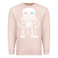Pale Pink undertale sans Premium Sweatshirt - InspiraDesign