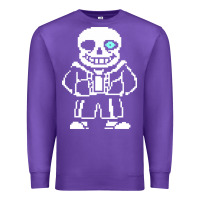 Purple undertale sans Premium Sweatshirt - InspiraDesign