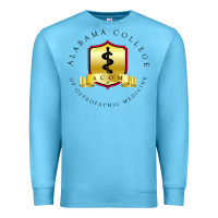 Ocean Blue (ACOM) Al4b4m4, College of Osteopathic Medicine Premium Sweatshirt - InspiraDesign