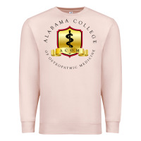 Pale Pink (ACOM) Al4b4m4, College of Osteopathic Medicine Premium Sweatshirt - InspiraDesign