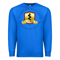 True Royal (ACOM) Al4b4m4, College of Osteopathic Medicine Premium Sweatshirt - InspiraDesign