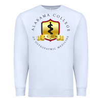 White (ACOM) Al4b4m4, College of Osteopathic Medicine Premium Sweatshirt - InspiraDesign