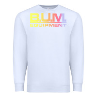 White vintage bum equipment 02 Premium Sweatshirt - InspiraDesign