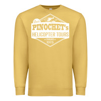 Antique Gold Pinochet Helicopter Tours Premium Sweatshirt - InspiraDesign