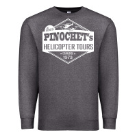 Charcoal Heather Pinochet Helicopter Tours Premium Sweatshirt - InspiraDesign