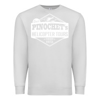 Dove Grey Pinochet Helicopter Tours Premium Sweatshirt - InspiraDesign