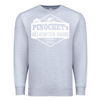 Heather Grey Pinochet Helicopter Tours Premium Sweatshirt - InspiraDesign