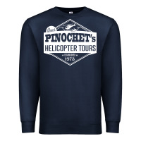 Navy Pinochet Helicopter Tours Premium Sweatshirt - InspiraDesign