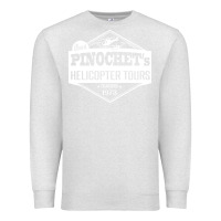 Oatmeal Heather Pinochet Helicopter Tours Premium Sweatshirt - InspiraDesign