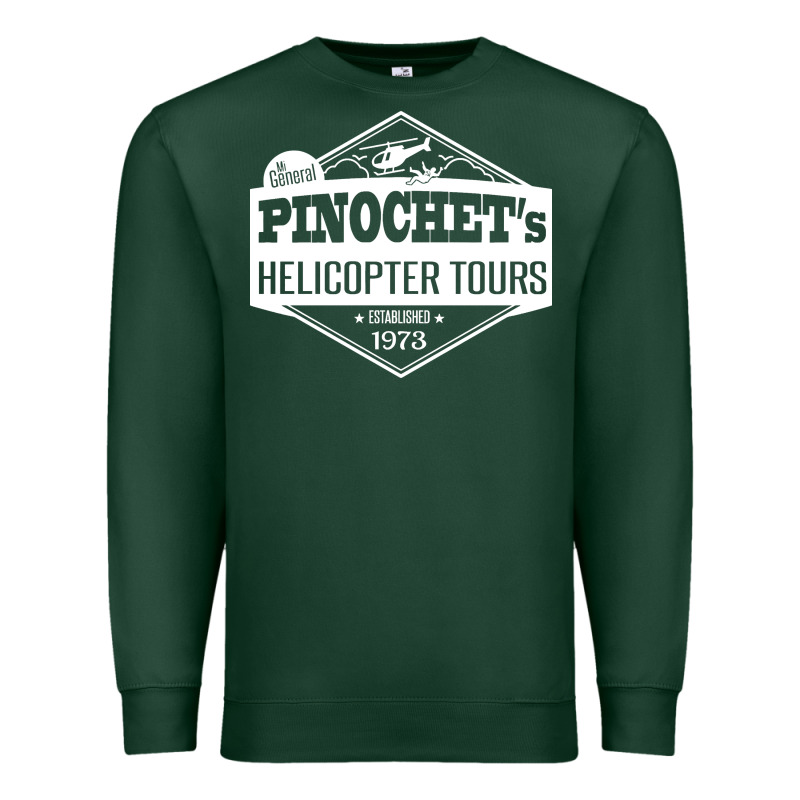 Pinochet Helicopter Tours Premium Sweatshirt by InspiraDesign | Teevron