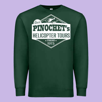 Pinochet Helicopter Tours Premium Sweatshirt Designed By Inspiradesign
