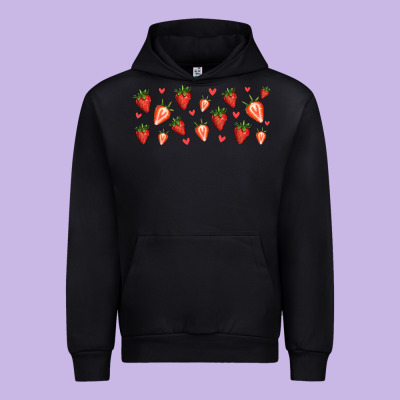 Strawberry Urban Hoodie Designed By Jasminsmagicworld