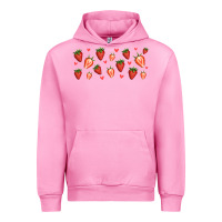 Fuchsia Pink strawberry Urban Hoodie - Jasminsmagicworld