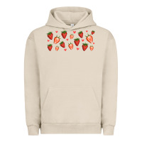 Pigment French Oak strawberry Urban Hoodie - Jasminsmagicworld