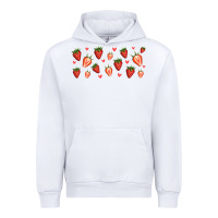 White strawberry Urban Hoodie - Jasminsmagicworld