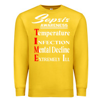 Lemon Sepsis Awareness  Know Sepsis Signs  Sepsis Surviv Premium Sweatshirt - InspiraDesign