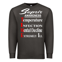 Sepsis Awareness  Know Sepsis Signs  Sepsis Surviv Premium Sweatshirt | Teevron