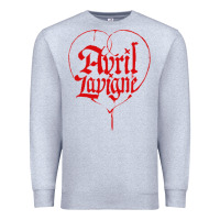 Heather Grey avril lavigne Premium Sweatshirt - InspiraDesign