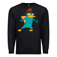 Black Perry The Platypus Premium Sweatshirt - InspiraDesign