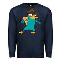 Navy Perry The Platypus Premium Sweatshirt - InspiraDesign