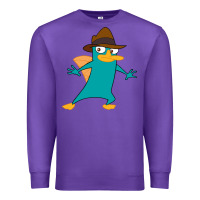 Purple Perry The Platypus Premium Sweatshirt - InspiraDesign