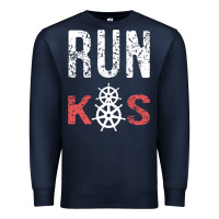 Navy RUN k8s Premium Sweatshirt - InspiraDesign
