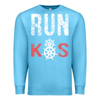 Ocean Blue RUN k8s Premium Sweatshirt - InspiraDesign
