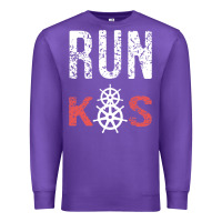 Purple RUN k8s Premium Sweatshirt - InspiraDesign