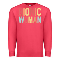 Cardinal bionic woman injury accident broken hip leg arm surgery t shirt Premium Sweatshirt - InspiraDesign