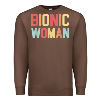 Chestnut bionic woman injury accident broken hip leg arm surgery t shirt Premium Sweatshirt - InspiraDesign