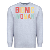 Heather Grey bionic woman injury accident broken hip leg arm surgery t shirt Premium Sweatshirt - InspiraDesign