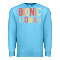 Ocean Blue bionic woman injury accident broken hip leg arm surgery t shirt Premium Sweatshirt - InspiraDesign
